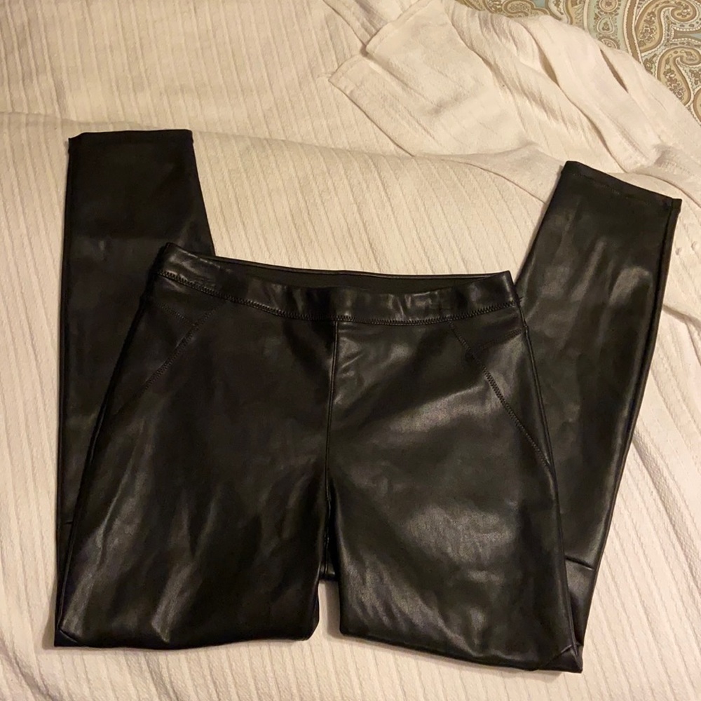 Free People vegan leather pants